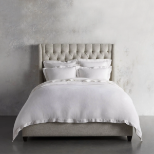 Deven Tufted Bed In Plush Linen