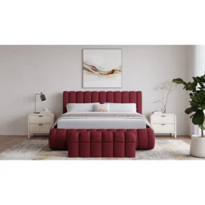 Maximalist Upholstered Bed