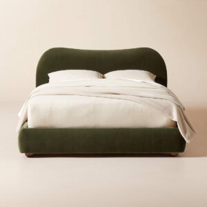 Modern Green Velvet Bed