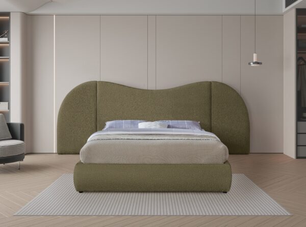 Boucle Fabric Bed