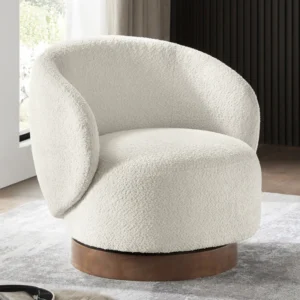 Ariel Upholstered Swivel Accent Chair