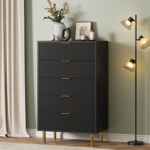 Modern 5 Drawer Dresser