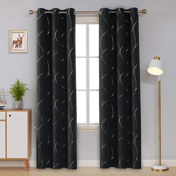 Silver Line 42 Width Curtain Panel Pair