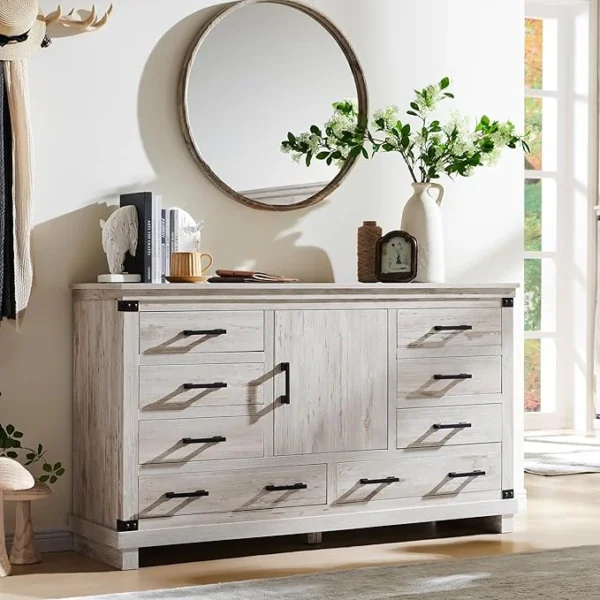 Modern 8 Drawer Dresser