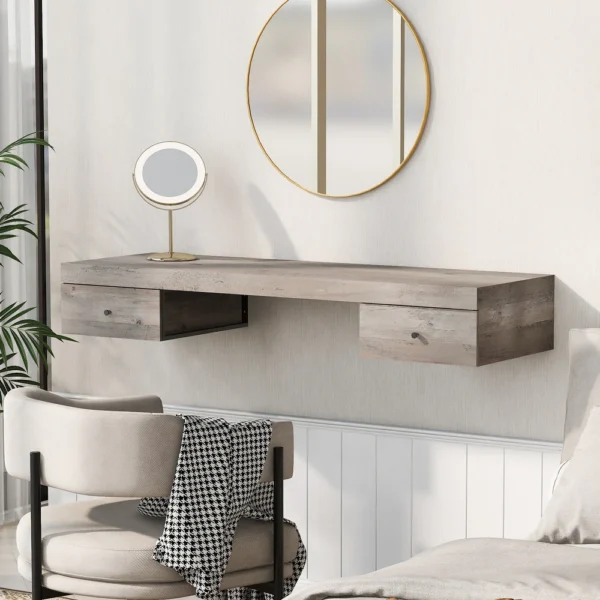 Wall-Mounted Dressing Table