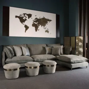 Modern Velvet Modular Corner Sofa