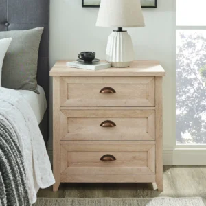 3 Drawer Farmhouse Nightstand