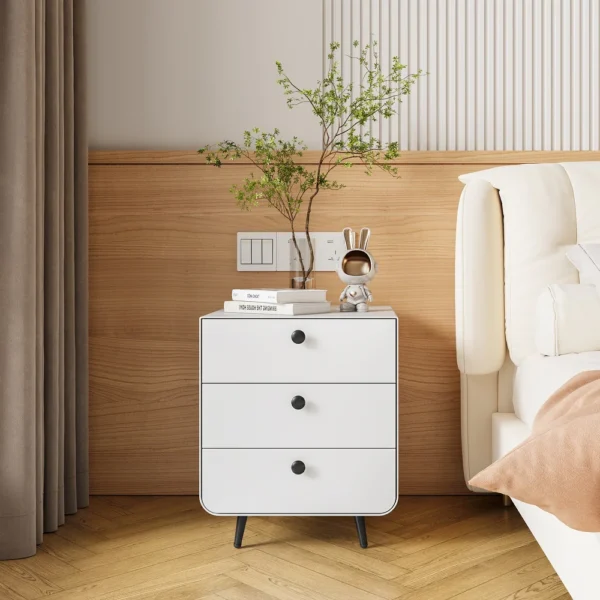 Modern Night Stand Storage Cabinet