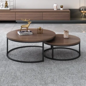 Round Nesting Coffee Table