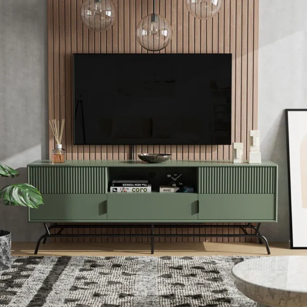 Modern 60-inch 3-Drawer Media Cabinet TV Stand