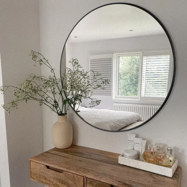 Wall Mounted Round Vanity Mirror