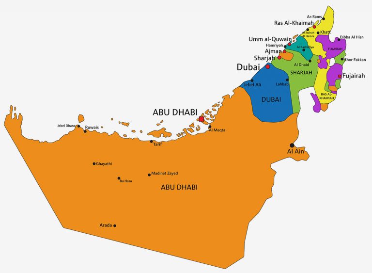 UAE Map