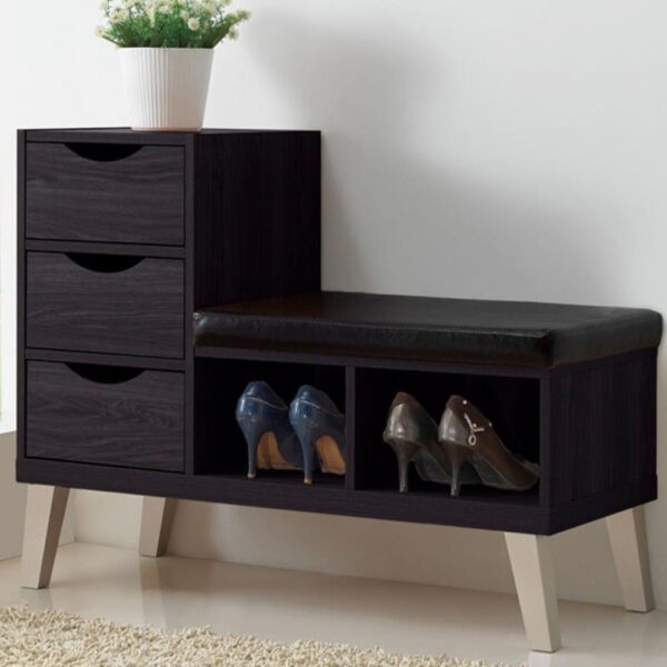 Shoe Storage Cabinet with Bench