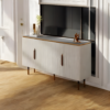 Petra White Sideboard 4 Door Cabinet