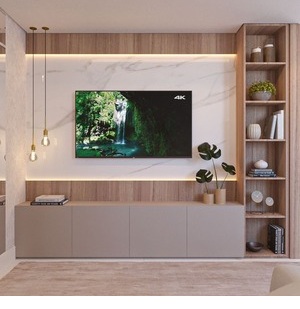 Luxury TV Wall Unit with Storage – Modern Entertainment Center