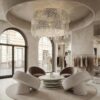 Luxury Sculptural Lounge Chair – Modern Artistic Seating