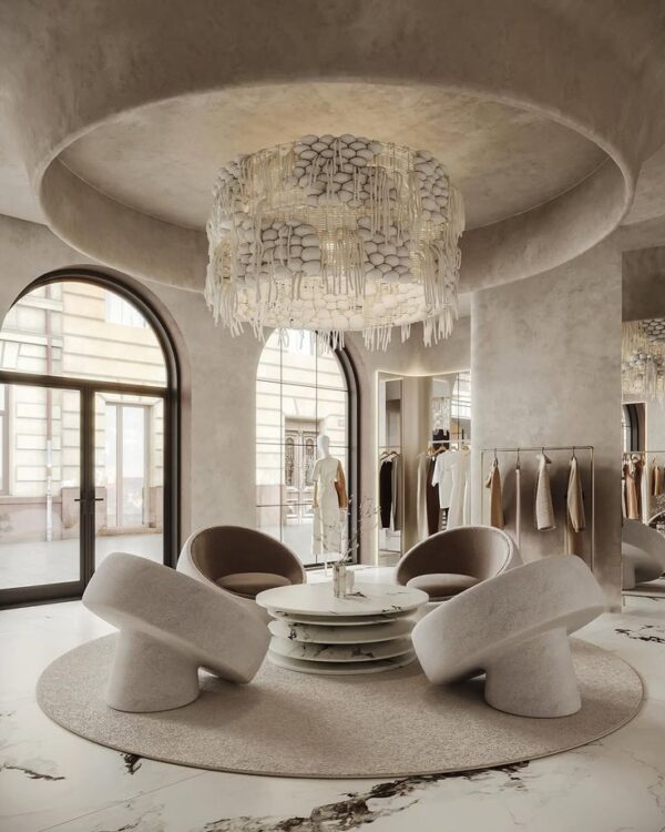 Luxury Sculptural Lounge Chair – Modern Artistic Seating