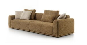Marlino Modern Textured Fabric Sofa