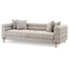 Velmor Luxe Channel-Tufted Fabric Sofa