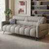 Verona Taupe 3-Seater Sofa