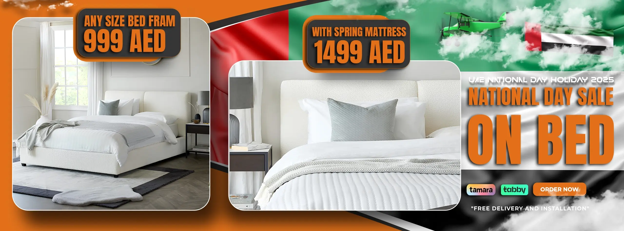 national day sale on bed