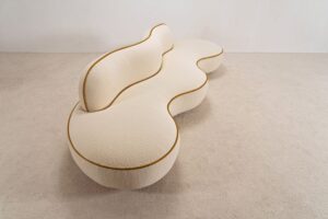 Nuvoria Sculpted Wave Sofa