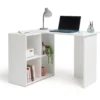 SmartFold L-Shape Storage Study Desk – LP Furnishing