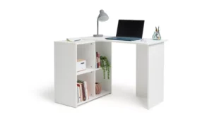 SmartFold L-Shape Storage Study Desk – LP Furnishing