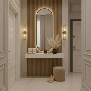 HaloStrand Vertical Vanity Console