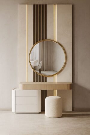 LumiAura Glow Vanity Console