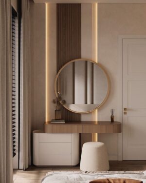 LumiAura Glow Vanity Console