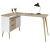 Nordlyn Compact Study Desk with Storage