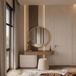 LumiAura Glow Vanity Console