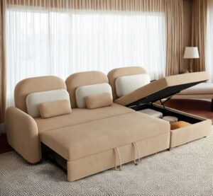 L Shape Sofa Cum Bed CloudLuxe Corner Pro