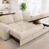 Sofa Cum Bed IvoryLift Storage Plus