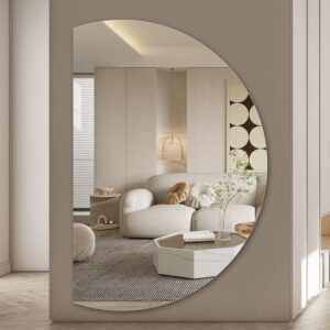 Lunaris Edge Contemporary Wall Mirror