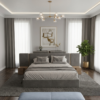 Plushara High Headboard Bed