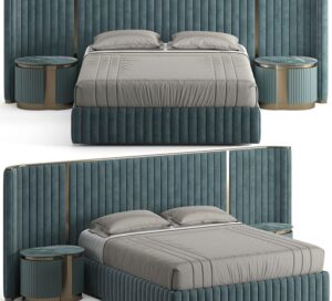 Velstria High Headboard Bed