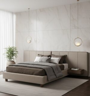 Serenova Paneluxe High Headboard Bed