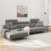 Modvex Grey fabric Relax Sofa