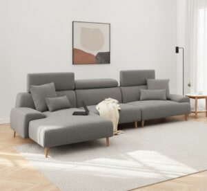 Modvex Grey fabric Relax Sofa