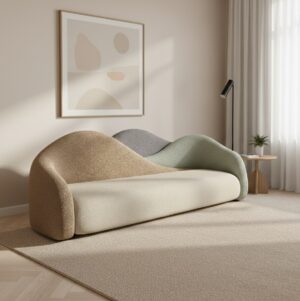 Pastel Trivara Wave Sofa
