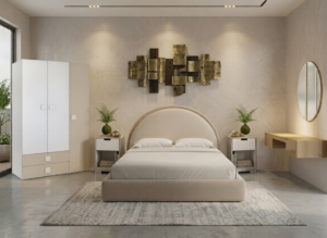 5 Piece Bedroom Suite with Wardrobe