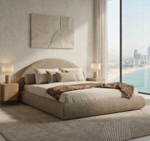 Averino Minimal Arch Fabric Bed