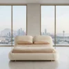 Elsia Minimal Curve Bouclé Bed