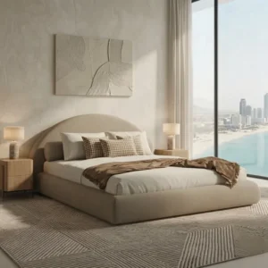 Averino Minimal Arch Fabric Bed