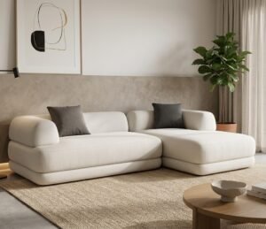 Minolia Minimal L-Shape Lounge Sofa