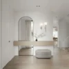 Alvelo Arch Mirror Floating Dresser Console