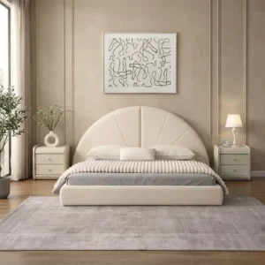 Alevio Arch Curved  Headboard Bed