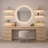 8 Drawers Dresser with Illuminated Mirror